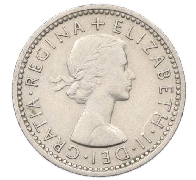 Монета 6 пенсов 1957 года Великобритания (Артикул K12-22433)