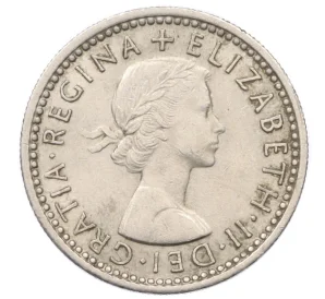 6 пенсов 1958 года Великобритания