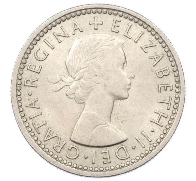 Монета 6 пенсов 1959 года Великобритания (Артикул K12-22439)