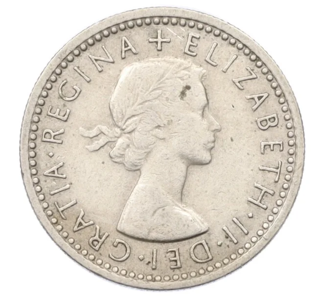 Монета 6 пенсов 1961 года Великобритания (Артикул K12-22446)