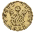Монета 3 пенса 1942 года Великобритания (Артикул K12-22467)
