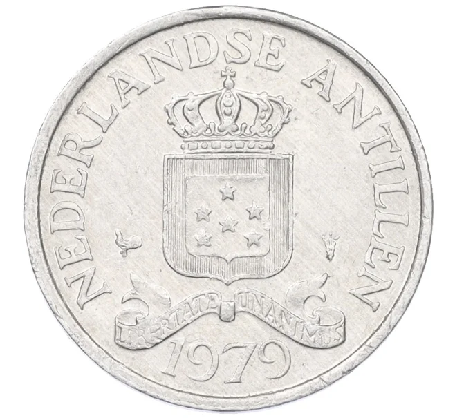 Монета 2 1/2 цента 1979 года Нидерландские Антильские острова (Артикул K12-22615)