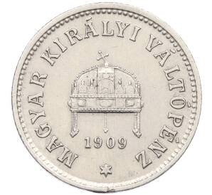 10 филлеров 1909 года Венгрия — Фото №1