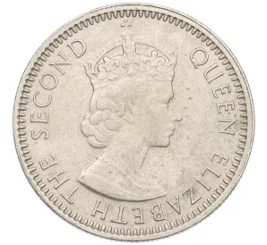 10 центов 1961 года Малайя и Британское Борнео