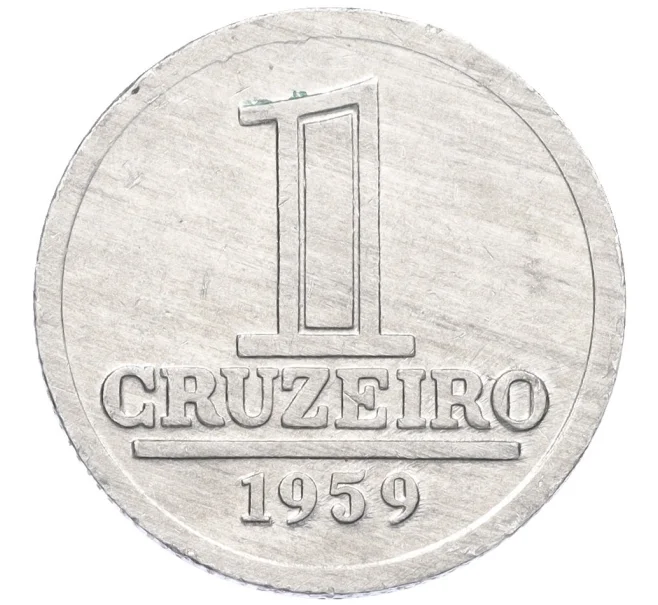 Монета 1 крузейро 1959 года Бразилия (Артикул K12-22663)