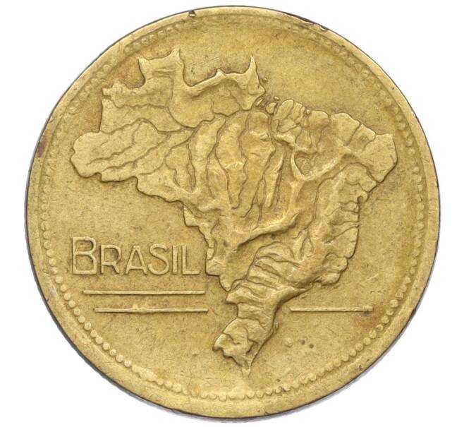 Монета 2 крузейро 1949 года Бразилия (Артикул K12-22670)