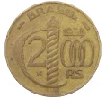Монета 2000 рейс 1938 года Бразилия (Артикул K12-22673)