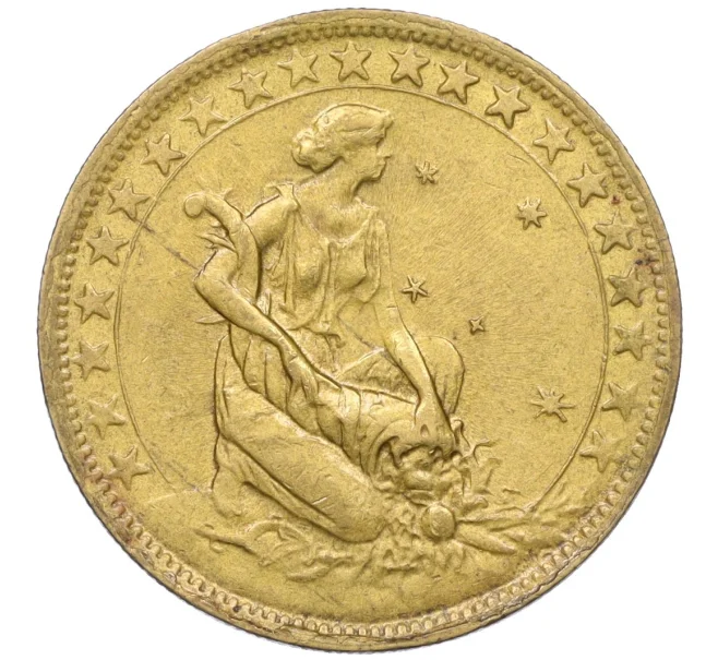 Монета 1000 рейс 1927 года Бразилия (Артикул K12-22674)