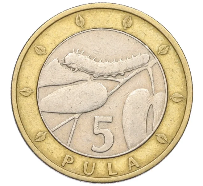 Монета 5 пула 2000 года Ботсвана (Артикул K12-22675)