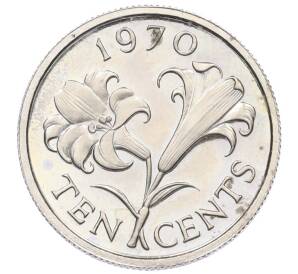 10 центов 1970 года Бермудские острова