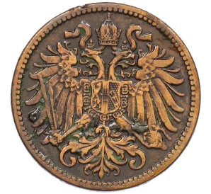 2 геллера 1909 года Австрия