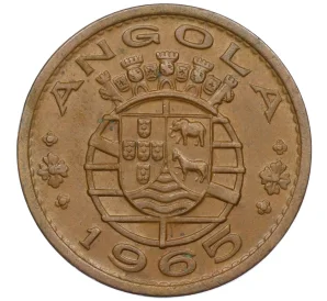 1 эскудо 1965 года Португальская Ангола