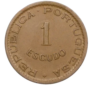 1 эскудо 1965 года Португальская Ангола