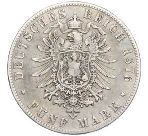 5 марок 1876 года G Германия (Баден) — Фото №2