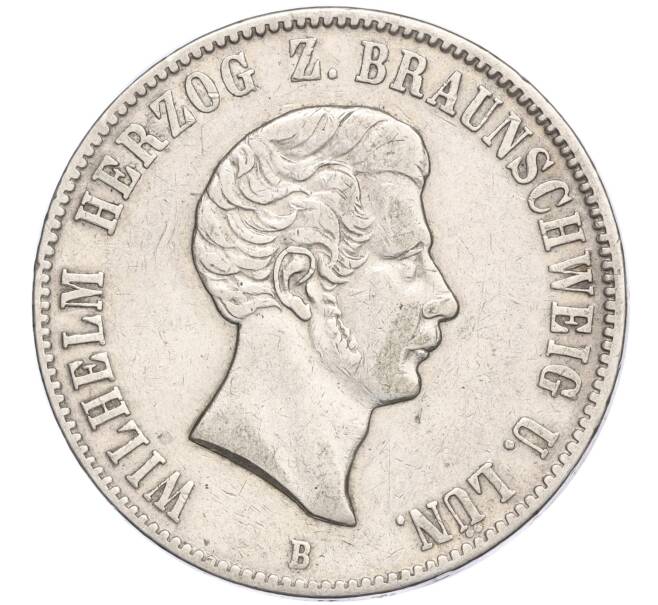 Монета 1 талер 1854 года Брауншвейг-Вольфенбюттель (Артикул: M2-75099) — Фото №1