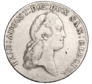 1 талер 1780 года Саксония — Фото №1