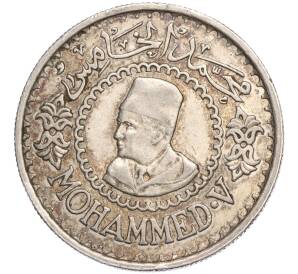 500 франков 1956 года (AH 1376) Марокко — Фото №2