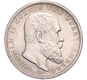 3 марки 1914 года F Германия (Вюртемберг) — Фото №1
