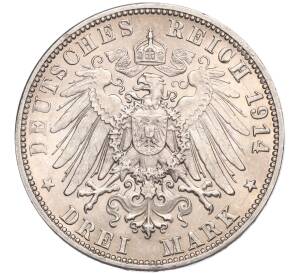 3 марки 1914 года F Германия (Вюртемберг) — Фото №2