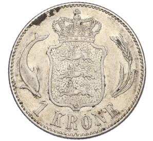 1 крона 1915 года Дания — Фото №2