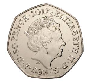 50 пенсов 2017 года Великобритания «Беатрис Поттер — Котенок Том» — Фото №2