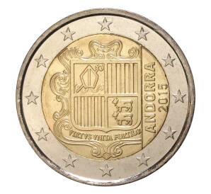 2 евро 2015 года Андорра — Фото №1