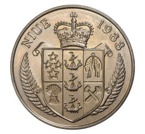 5 долларов 1988 года Ниуэ «Джон Кеннеди» — Фото №2