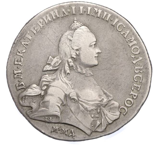 Монета 1 рубль 1762 года ММД ТI ДМ (Артикул: K12-23079) — Фото №1