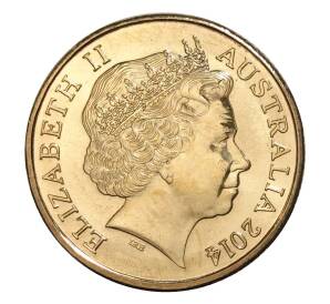 1 доллар 2014 года Австралия «100 лет АНЗАК» — Фото №2