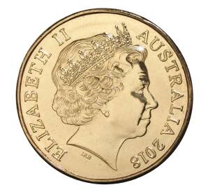 1 доллар 2018 года Австралия «XXI Игры содружества» (велоспорт. регби. худ. гимнастика) — Фото №2
