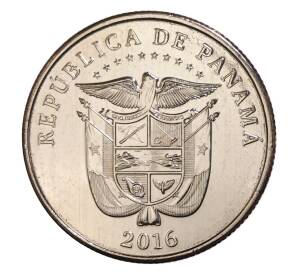 1/4 бальбоа 2016 года Панама «100 лет строительству Панамского канала — Век объединяя мир» — Фото №2