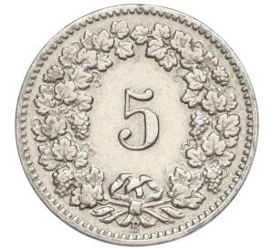 5 раппенов 1908 года Швейцария — Фото №2