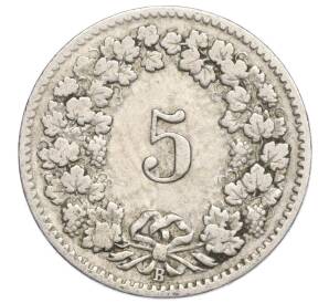 5 раппенов 1908 года Швейцария — Фото №2