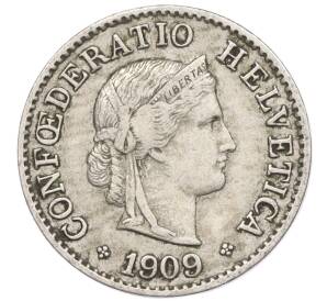 5 раппенов 1909 года Швейцария — Фото №1