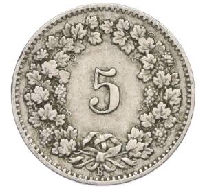 5 раппенов 1909 года Швейцария — Фото №2