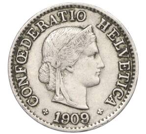 5 раппенов 1909 года Швейцария — Фото №1