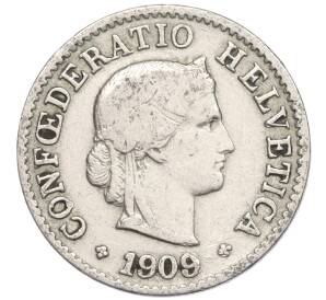 5 раппенов 1909 года Швейцария — Фото №1