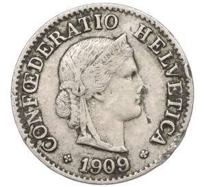 5 раппенов 1909 года Швейцария — Фото №1