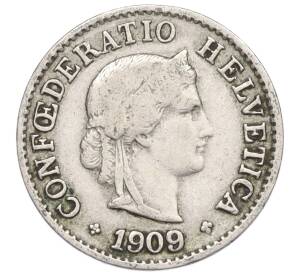 5 раппенов 1909 года Швейцария — Фото №1