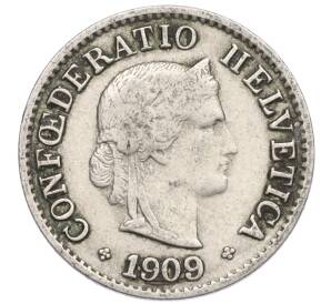 5 раппенов 1909 года Швейцария — Фото №1