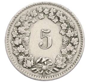 5 раппенов 1909 года Швейцария — Фото №2