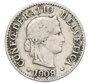 5 раппенов 1909 года Швейцария — Фото №1