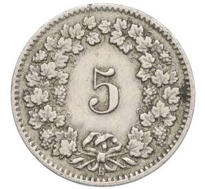 5 раппенов 1909 года Швейцария — Фото №2