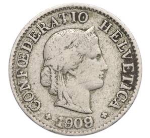 5 раппенов 1909 года Швейцария — Фото №1