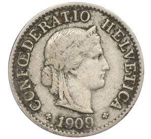 5 раппенов 1909 года Швейцария — Фото №1