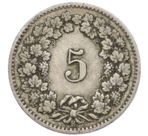 5 раппенов 1909 года Швейцария — Фото №2