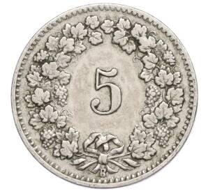 5 раппенов 1909 года Швейцария — Фото №2