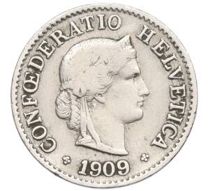 5 раппенов 1909 года Швейцария — Фото №1