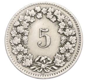 5 раппенов 1909 года Швейцария — Фото №2