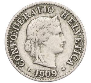 5 раппенов 1909 года Швейцария — Фото №1